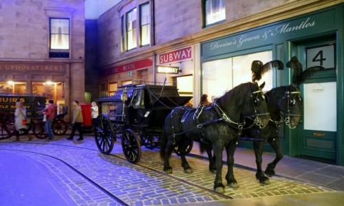 Zdjęcie SZKOCJA / Glasgow / Riverside Museum / Uliczka I