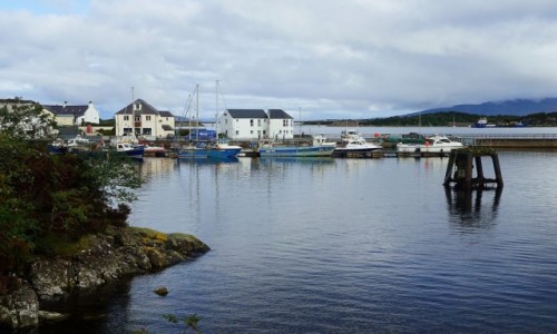 Zdjcie SZKOCJA / Wyspa Skye / Kyleakin / Port rybacki
