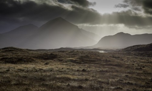 Zdjecie SZKOCJA / Wyspa Skye / Sligahan / Mokrada Sligahan