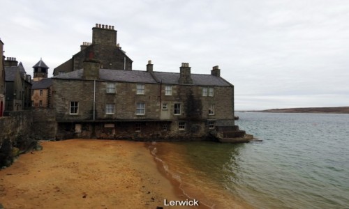 SZKOCJA / Szetlandy / Lerwick / Plaa pod domem