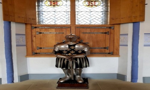 Zdjcie SZKOCJA / Stirling / Stirling Castle / Zbroja , w kadym zamku musi by rycerz w zbroi :)