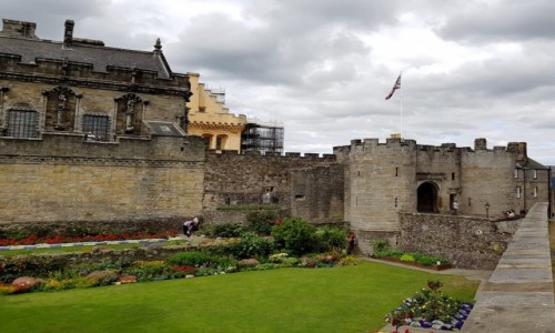 Zdjcie SZKOCJA / Stirling / Stirling Castle / Za dolnymi murami
