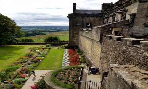 Zdjcie SZKOCJA / Stirling / Stirling Castle / Widok pod murami
