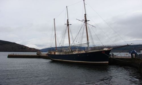 Zdjecie SZKOCJA / higland / Inverary   - Loch Shira / odpoczynek w porcie