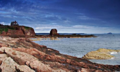 Zdjecie SZKOCJA / East Scotland / Dunbar / zatoczka w Dunbar