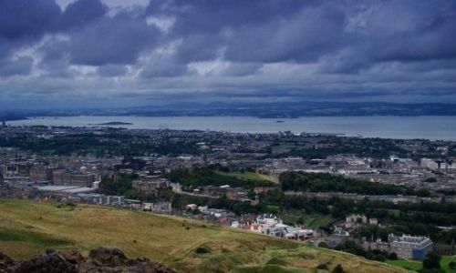 Zdjęcie SZKOCJA / Lothian / Edinborough / widok z Arthur Seat (251 m)