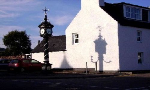 SZKOCJA / Highlands / Ullapool / Ullapool - zegar