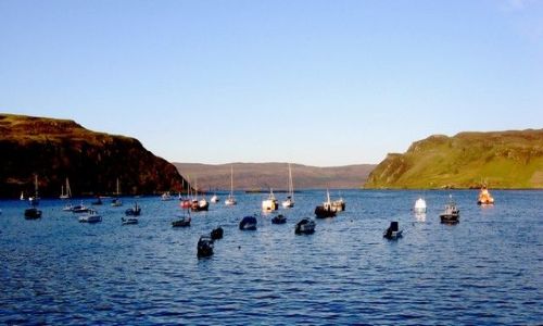 Zdjecie SZKOCJA / Isle of Sky / Portree / Zatoka 