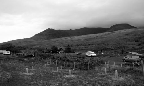Zdjęcie SZKOCJA / Isle of Skye / Glenbritte / Black Cuillin/Black weather