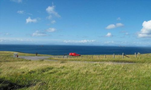 Zdjcie SZKOCJA / Hebrydy Wewntrzbe / Skye Island / Royal Mail dociera wszdzie:-)