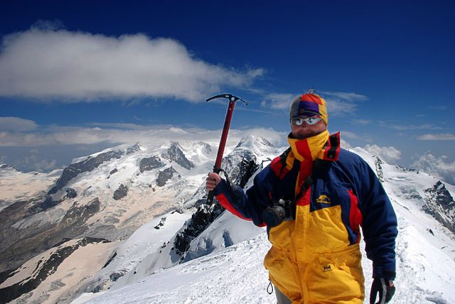 Zdjęcia: Wierzchołek Breithornu, Alpy Walijskie, Breithorn 4167 m npm, SZWAJCARIA Zdjęcia: Wierzchołek Breithornu, Alpy Walijskie, Breithorn 4167 m npm, SZWAJCARIA