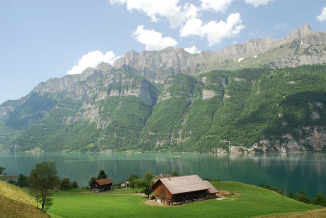 Zdjęcia: Jezioro Wallensee, St. Gallen, Jezioro Wallensee, SZWAJCARIA Zdjęcia: Jezioro Wallensee, St. Gallen, Jezioro Wallensee, SZWAJCARIA