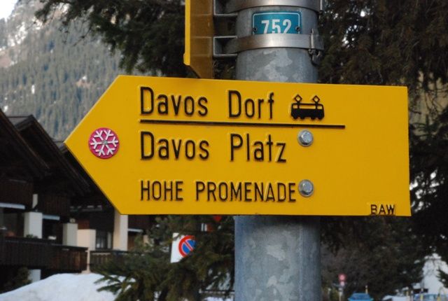 Zdjęcia: Davos, Drogiskaz, SZWAJCARIA Zdjęcia: Davos, Drogiskaz, SZWAJCARIA