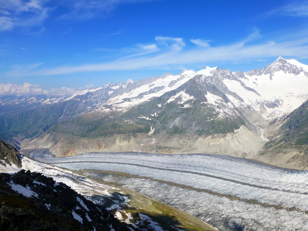 Zdjęcia: Eggishorn ponad 30000mnpm, -Szwajcaria, końca nie widać... lodowiec Aletsch, SZWAJCARIA Zdjęcia: Eggishorn ponad 30000mnpm, -Szwajcaria, końca nie widać... lodowiec Aletsch, SZWAJCARIA