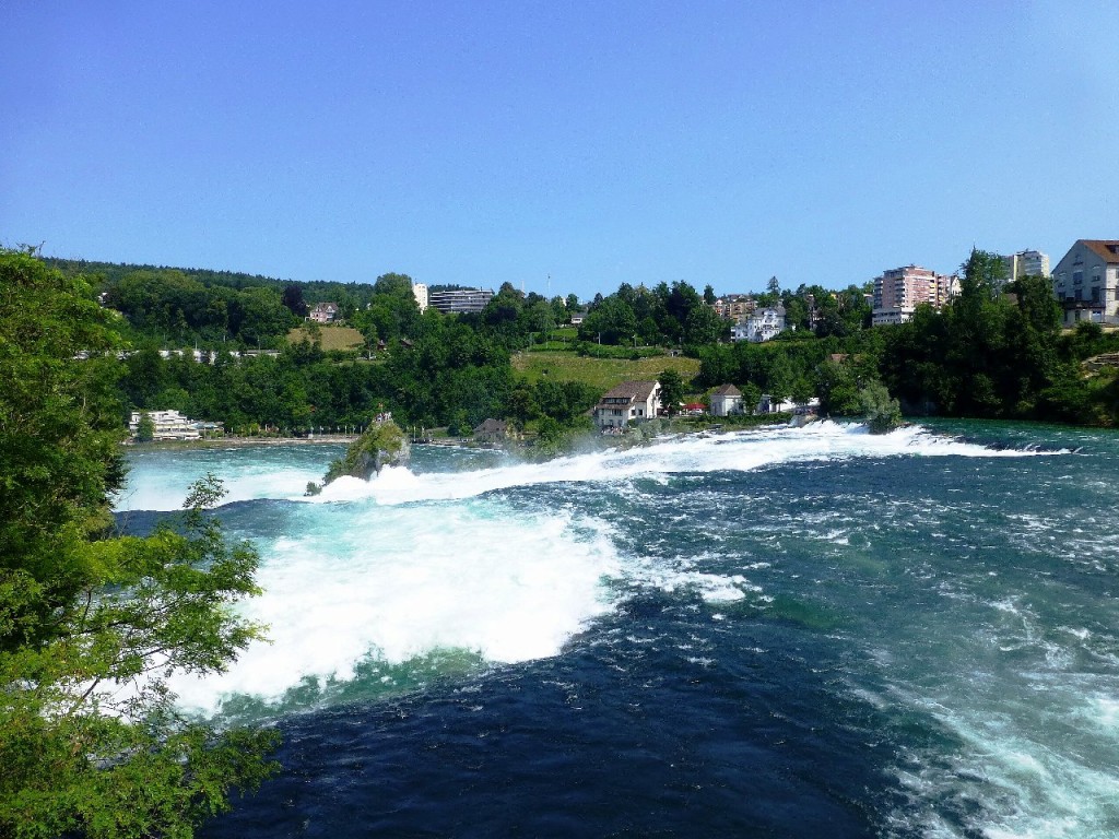 Zdjęcia: okolice Schaffhausen, kanton Szafuza, wodospady na Renie, SZWAJCARIA Zdjęcia: okolice Schaffhausen, kanton Szafuza, wodospady na Renie, SZWAJCARIA
