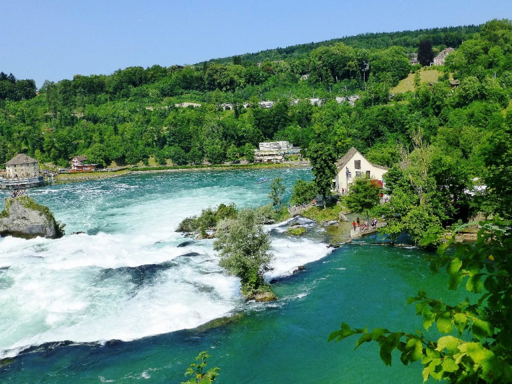 Zdjęcia: okolice Schaffhausen, kanton Szafuza, Rhine Falls, SZWAJCARIA Zdjęcia: okolice Schaffhausen, kanton Szafuza, Rhine Falls, SZWAJCARIA