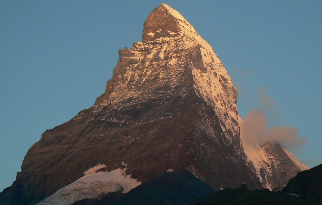 Zdjęcia: Alpy Walijskie, Alpy Walijskie, Wschód słonca na Matterhorn, SZWAJCARIA Zdjęcia: Alpy Walijskie, Alpy Walijskie, Wschód słonca na Matterhorn, SZWAJCARIA