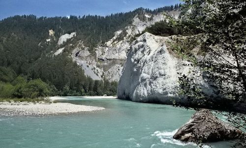 Zdjecie SZWAJCARIA / - / Okolice Valendas-Sagogn / Biay kanion