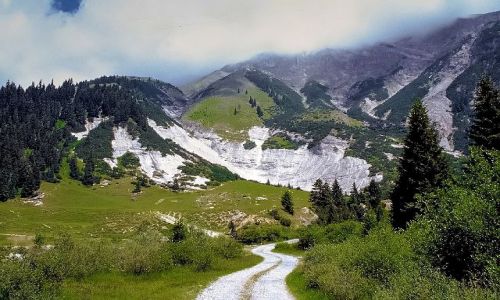 Zdjecie SZWAJCARIA / Glarus Alps / kanton  Graubnden / Dolina Bargis