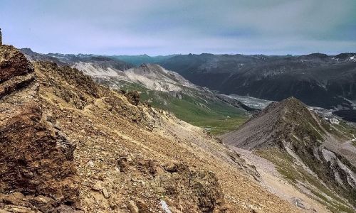 Zdjęcie SZWAJCARIA / - / St. Moritz / Piz Nair / Ze szczytu widać więcej
