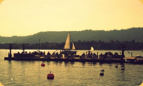 Zdjęcie SZWAJCARIA / Zurich / Zurich lake / Jezioro w Zurich
