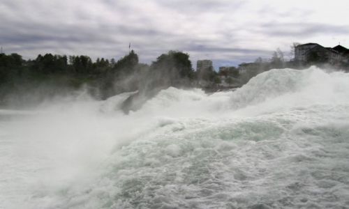 Zdjcie SZWAJCARIA / - / Schaffhausen Rheinfall  / Wodospad na Renie 3