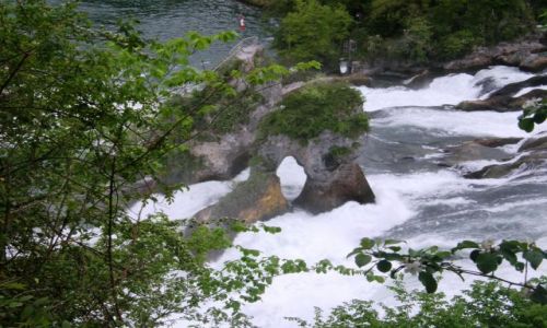 Zdjcie SZWAJCARIA / - / Schaffhausen Rheinfall  / Wodospad na Renie 2