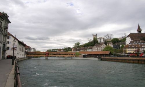 Zdjęcie SZWAJCARIA / Kanton Lucerna / Most Plewny / Spacerek po Lucernie