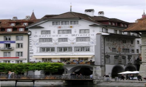 Zdjęcie SZWAJCARIA / Lucerna / Lucerna / Uliczki i kamieniczki