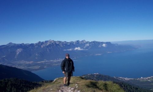 Zdjcie SZWAJCARIA / Vaud / Lozanna / Jezioro Genewskie z Dent de Jaman