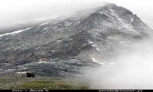 Zdjecie SZWAJCARIA / VALAIS / SCHWARZSEE - KIERUNEK DO HORNLIHUTTE / MATTERHORN WE MGLE