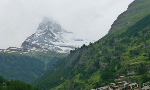 Zdjecie SZWAJCARIA / Zermatt / Gornergrat / Matterhorn grujcy nad Zermatt