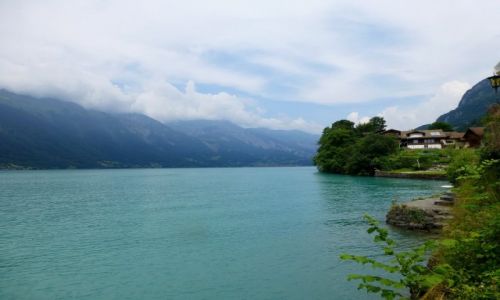Zdjcie SZWAJCARIA / okolice Interlaken / Iseltwald / szmaragdowe Brienzer See