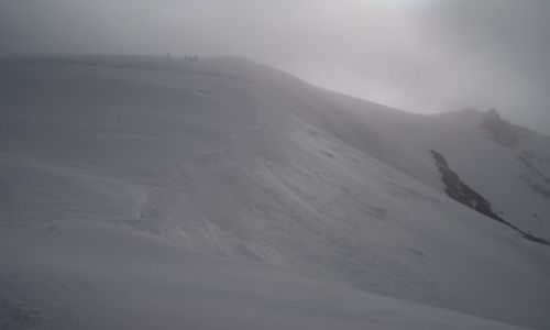 Zdjcie SZWAJCARIA / kanton Valais / Alpy Zachodnie / W drodze na Allalinhorn 4027 m n.p.m.
