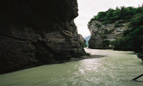 Zdjecie SZWAJCARIA / Interlaken / Aareschlucht / Przeom rzeki Aare