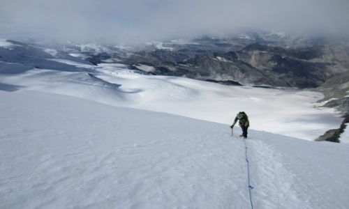 Zdjęcie SZWAJCARIA / Alpy / Szlak na Allalinhorn. / W drodze.