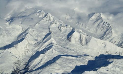 Zdjęcie SZWAJCARIA / Alpy / Alpy / Alpy z lotu ptaka