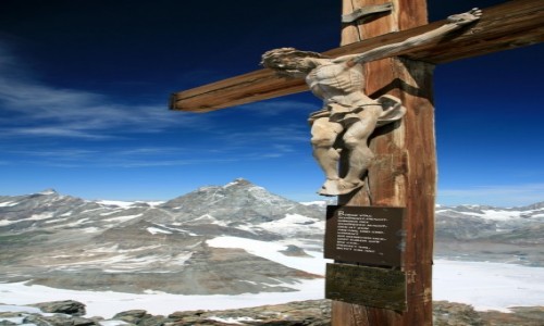 Zdjcie SZWAJCARIA / Valais / Klein Matterhorn / ... nieba i ziemi.