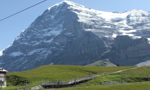 Zdjęcie SZWAJCARIA / Alpy Berneńskie / Eiger (3970 m. npm) / Po drodze na przełęcz Jungfraujoch