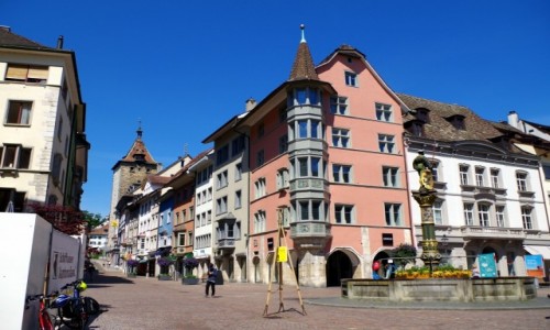Zdjęcie SZWAJCARIA / Schaffhausen / Schaffhausen /  - w centrum miasta-