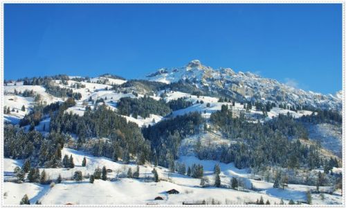 Zdjcie SZWAJCARIA / kanton bern / Thun / alpejski widok