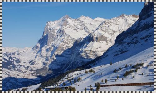 Zdjecie SZWAJCARIA / wallis / alpy / widoczek alpejski