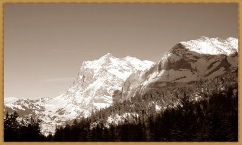 Zdjecie SZWAJCARIA / wallis / alpy / widoczek alpejski