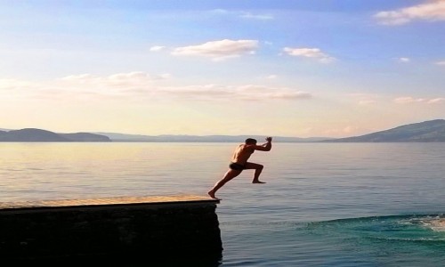 Zdjecie SZWAJCARIA / Szwajcaria / Szwajcaria / Skok