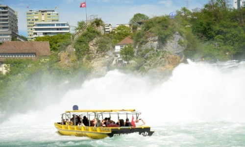 Zdjcie SZWAJCARIA / kanton Schaffhausen / Neuhausen am Rheinfall / Wodospad Renu