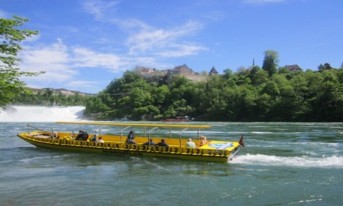 Zdjecie SZWAJCARIA / Schaffhausen / Neuhausen am Rheinfall / Wodospad Rheinfall na przeomie Renu 3