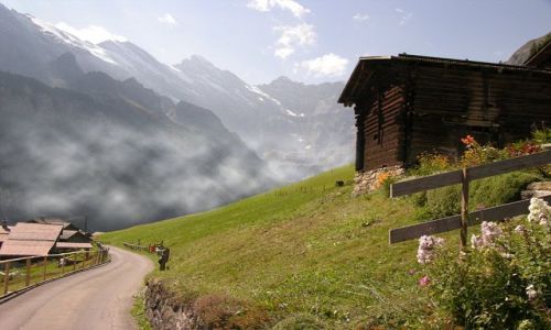 Zdjęcie SZWAJCARIA / brak / Interlaken / Mgła