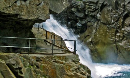 Zdjęcie SZWAJCARIA / brak / ROFFLASCHLUCHT / WODOSPAD