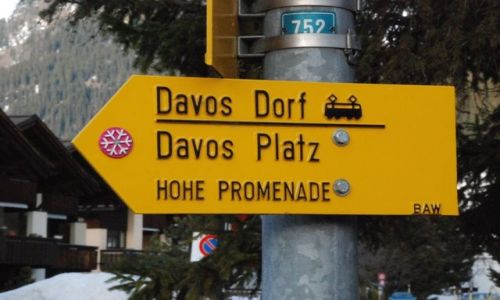 Zdjęcie SZWAJCARIA / brak / Davos / Drogiskaz