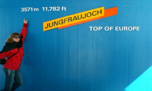 Zdjęcie SZWAJCARIA / brak / Top of Europe / Chociaż cm wyżej